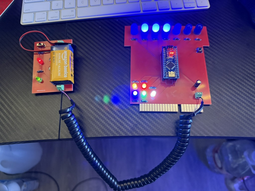 Ghostbusters II inspired Belt Gizmo with lights active
